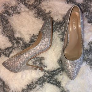 Beautiful silver heels